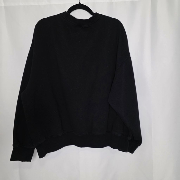 Men's H&M Black Oversized Fit Sweatshirt XL with Graphic - Picture 3 of 5